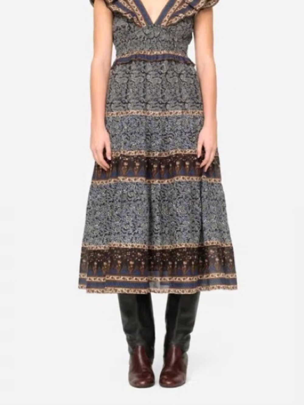 SEA NEW YORK Printed Midi Dress